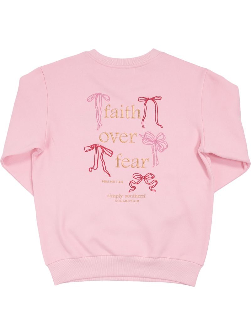 Faith Embroidered SS Pullover