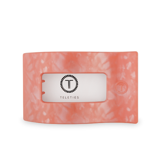 Flat Rectangle Hair Clip | Large | Dreamsicle