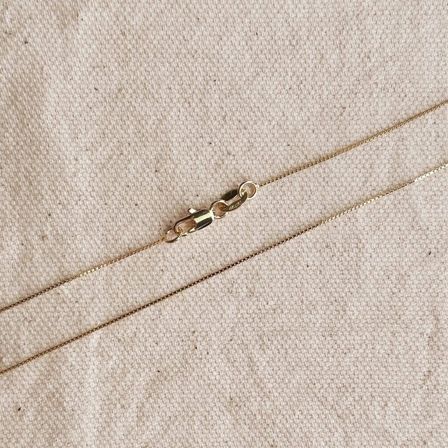 0.5 Box Chain 18k GF - She Chester
