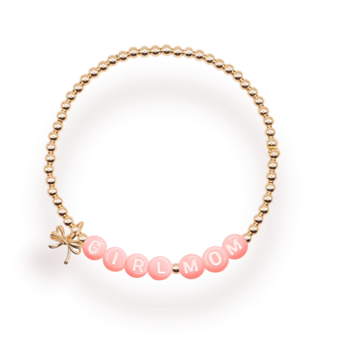 Girl Mom Charm Bracelet: Standard 6.75 Inch