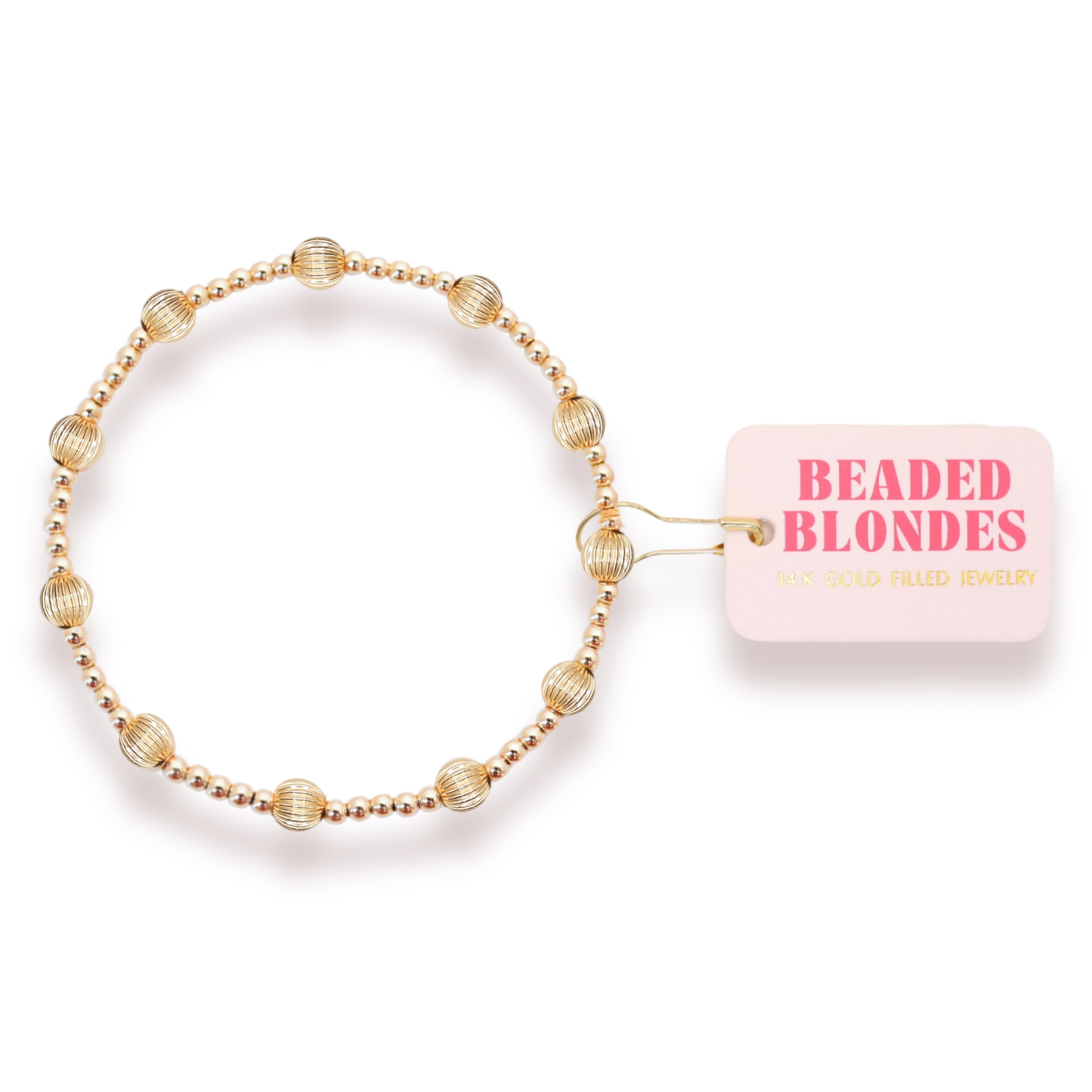 Lively Fluted Bracelet: Standard 6.75 inch