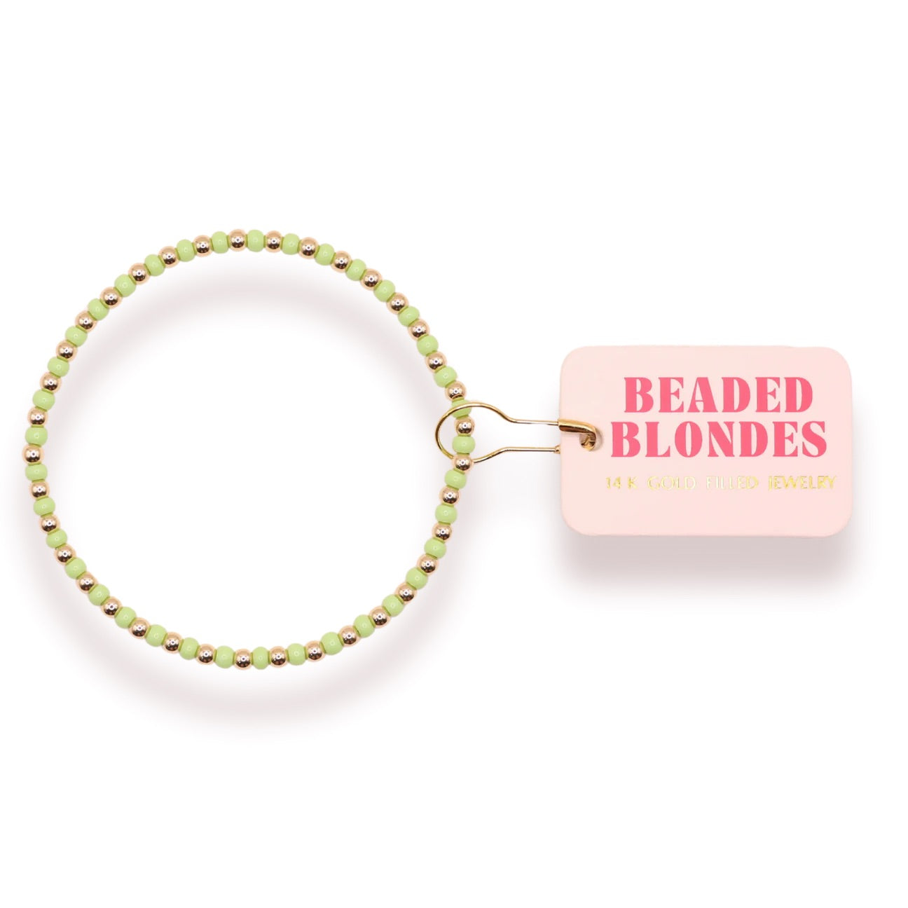 Demi Bracelet in Pastel Green Standard Size