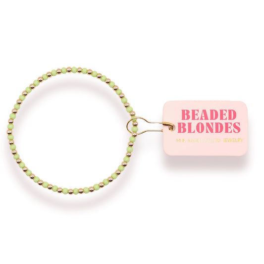 Demi Bracelet in Pastel Green Standard Size