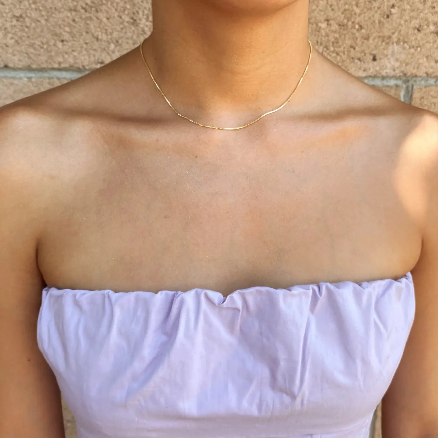 18K GF Adjustable Necklace - She Chester