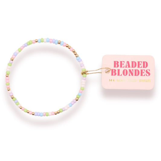 Pastel Spring Sprinkle Bracelet Standard Size
