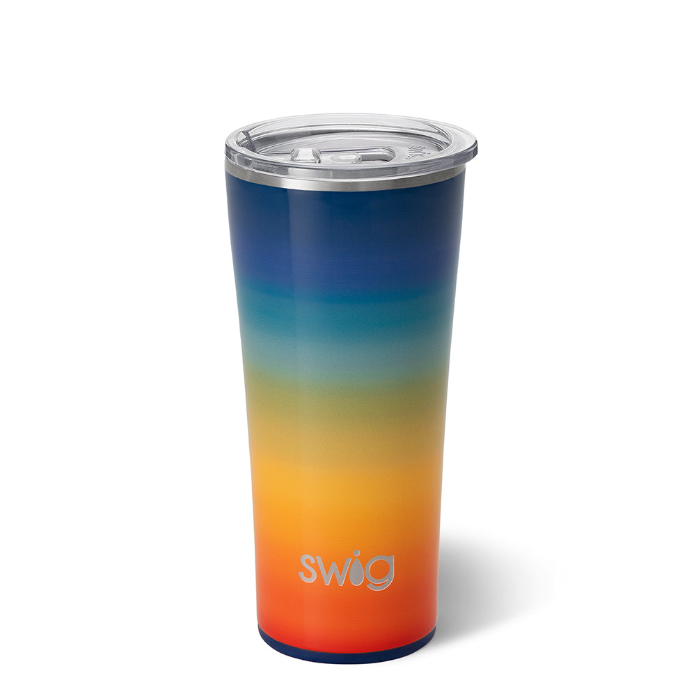 Retro Rainbow Tumbler 22oz