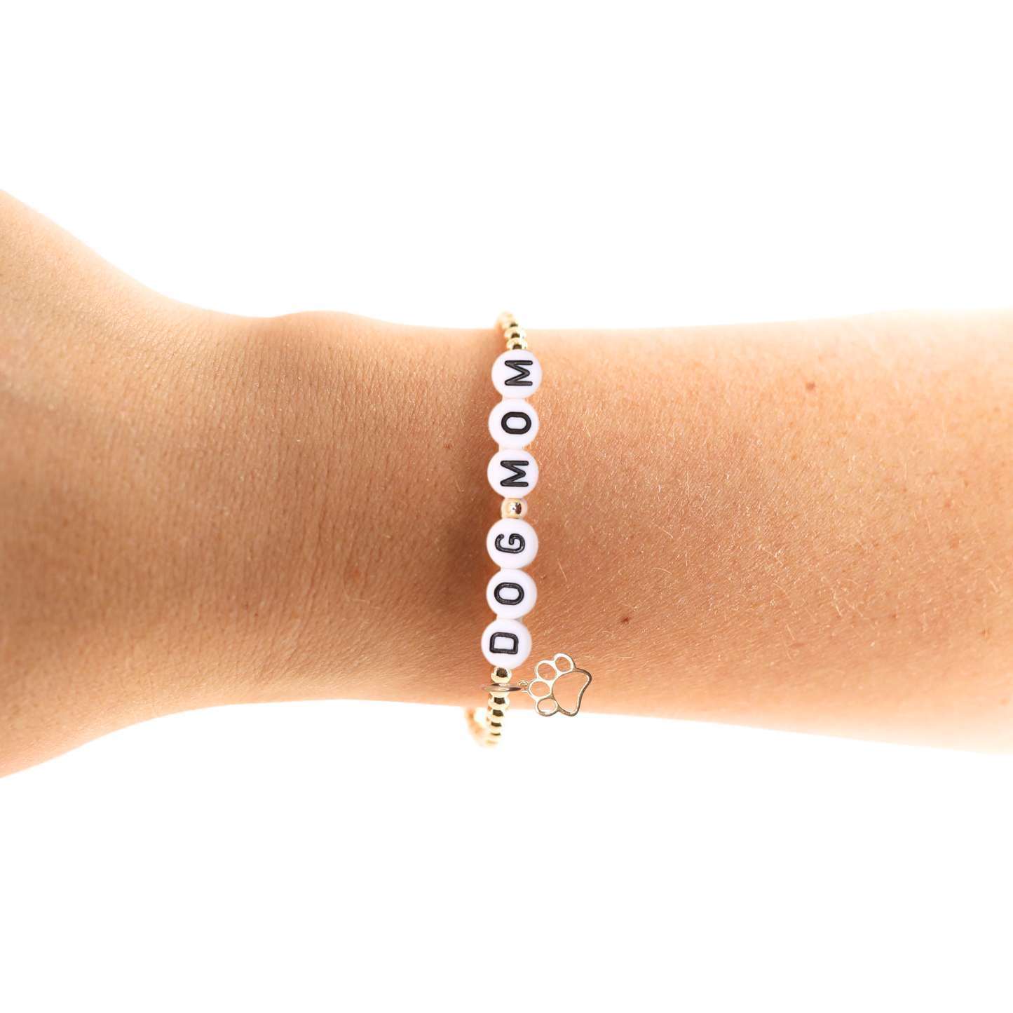 Dog Mom Charm Bracelet: Standard 6.75 Inch