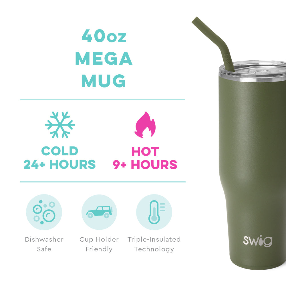 Olive Mega Mug 40oz