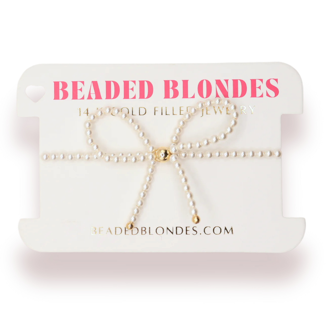 Pearl Bow Bracelet Standard Size