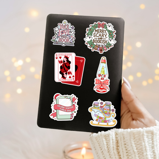 Queen Of Books Sticker: 2.5"