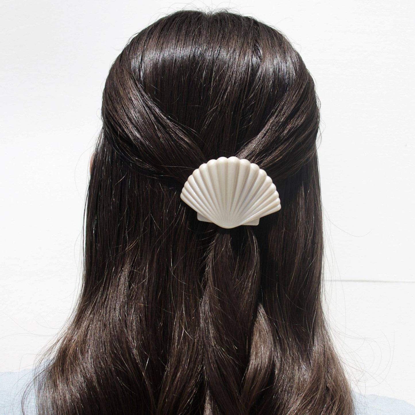 Shimmering Shell | Tiny | Flat Hair Clip