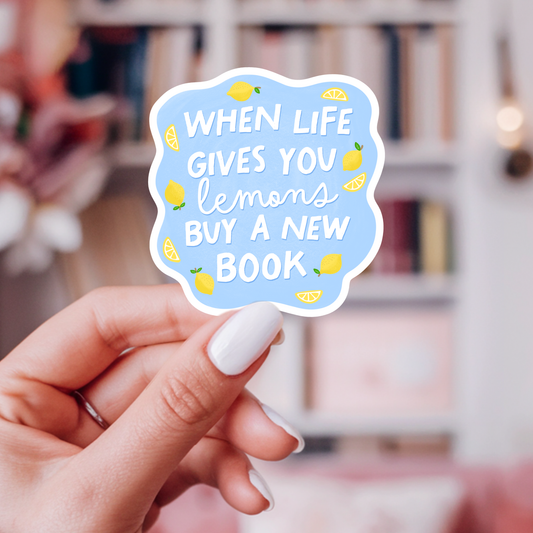 When Life Gives You Lemons Vinyl Sticker : 2.5"