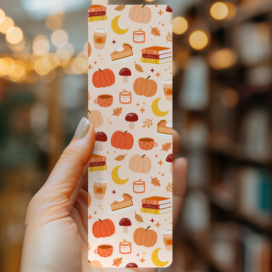 Autumn Vibes Bookmark – Soft Matte Laminated