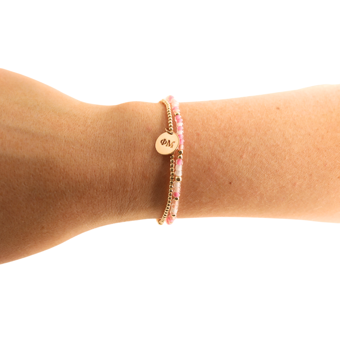 Phi Mu Sprinkle Bracelet: Petite 6.25 inch