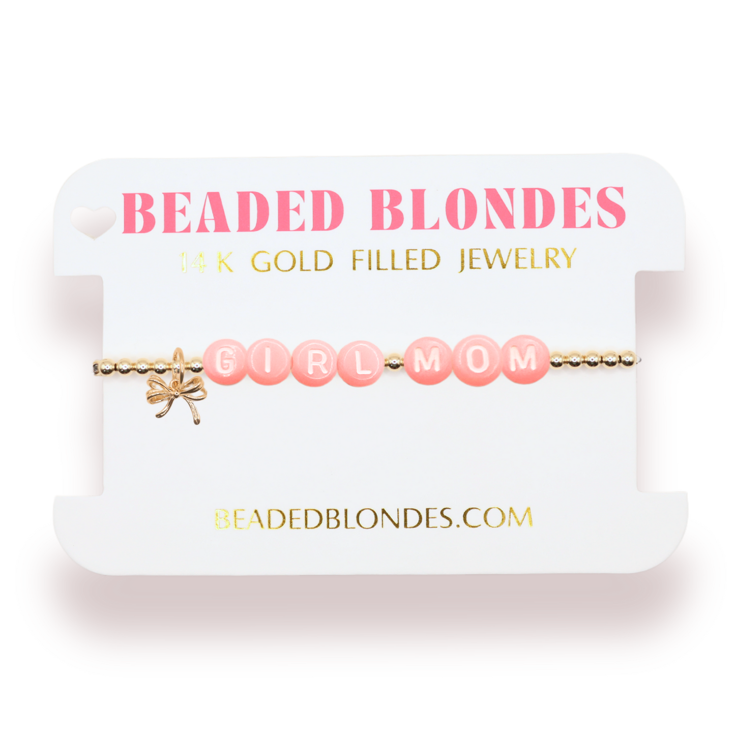 Girl Mom Charm Bracelet: Standard 6.75 Inch