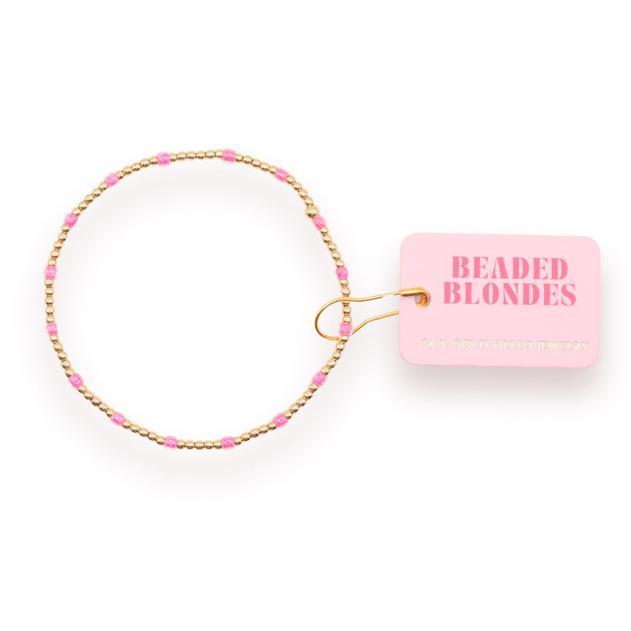 Hot Pink Dainty Poppi Bracelet Standard Size