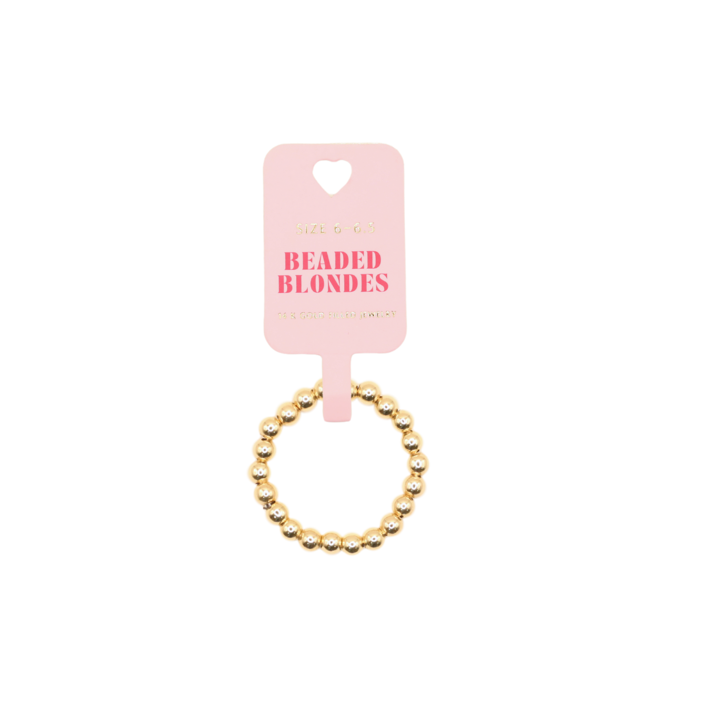 Lauren Beaded Band in Gold: 9/10