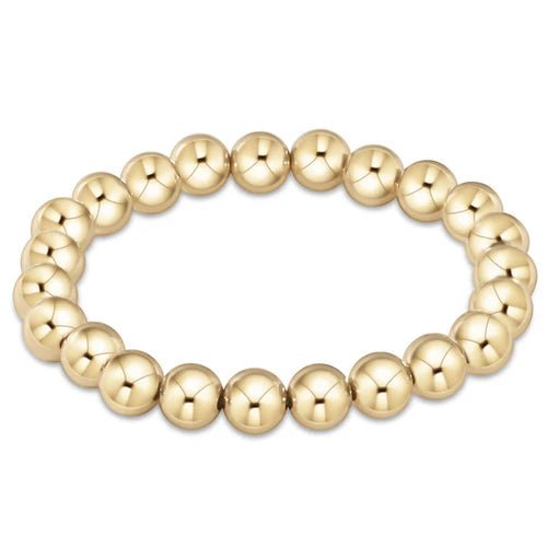 8mm Gold Bead Classic Gold - She Chester