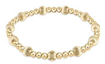 Extends Dignity Sincerity Gold 6mm Bracelet