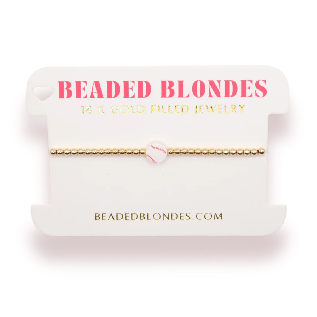 Baseball BB Bracelet Standard Size