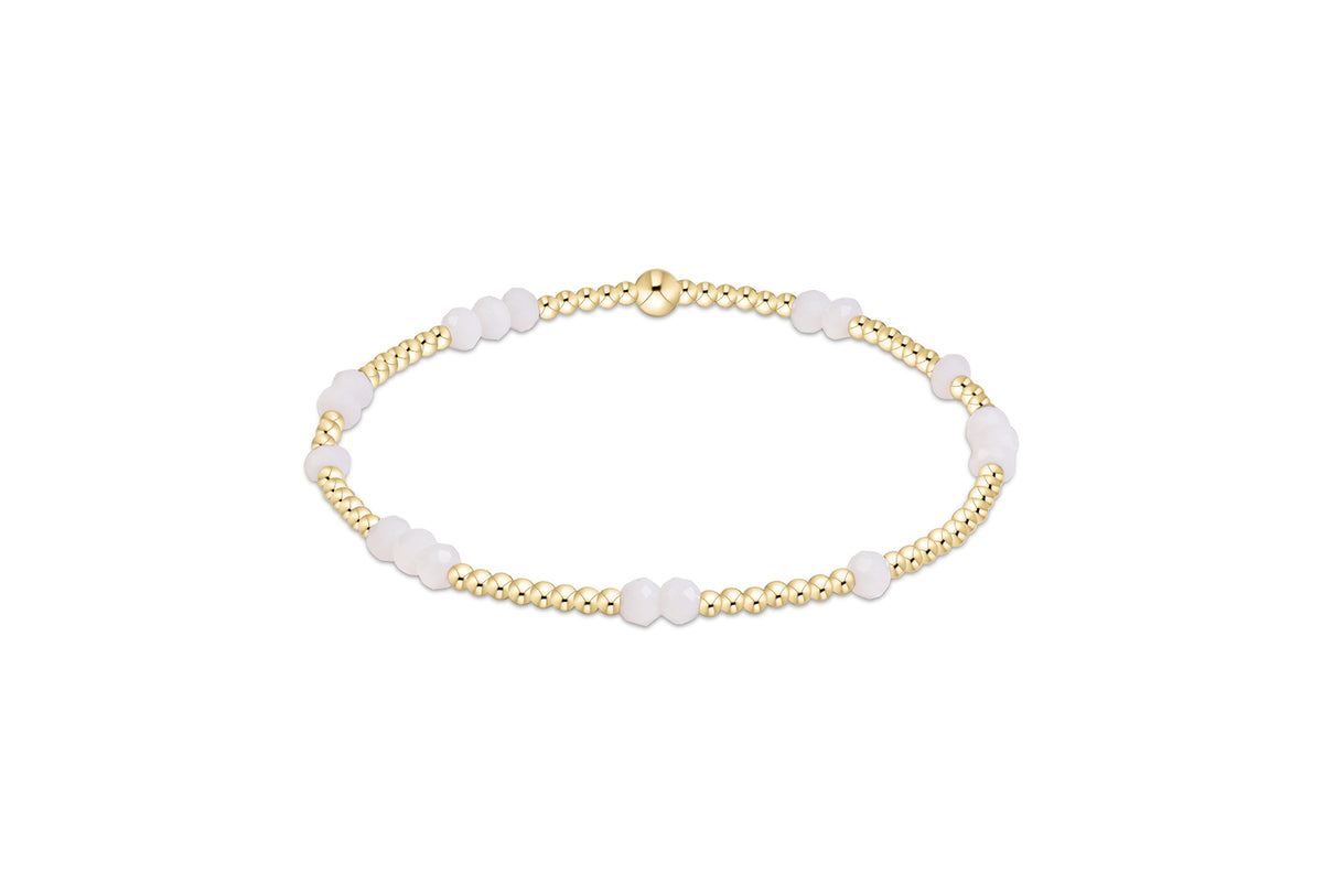 Gameday Flirty Hope Unwritten Bracelet - White