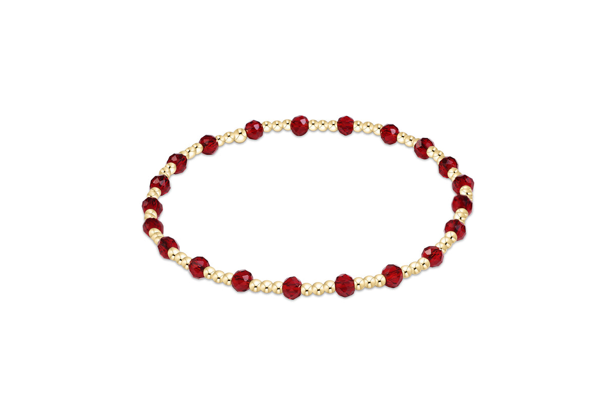 Gameday Flirty Sincerity Bracelet - Maroon
