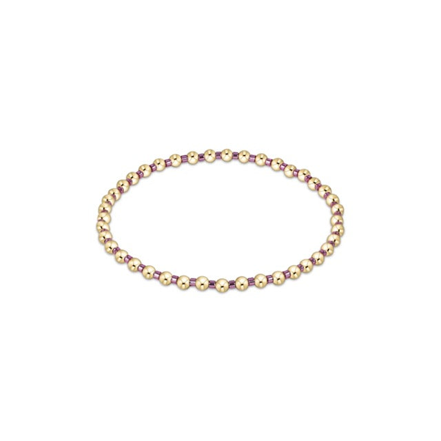 Hope Grateful Bracelet - Pink Metallic