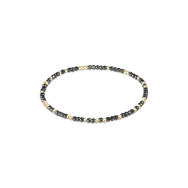 Hope Unwritten Silver Faceted Hematite 2mm Bead