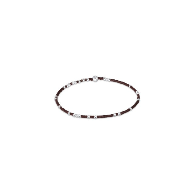 Hope Unwritten Sterling Bracelet - Chocolate