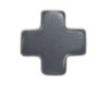 Signature Cross Gold 2mm Charcoal