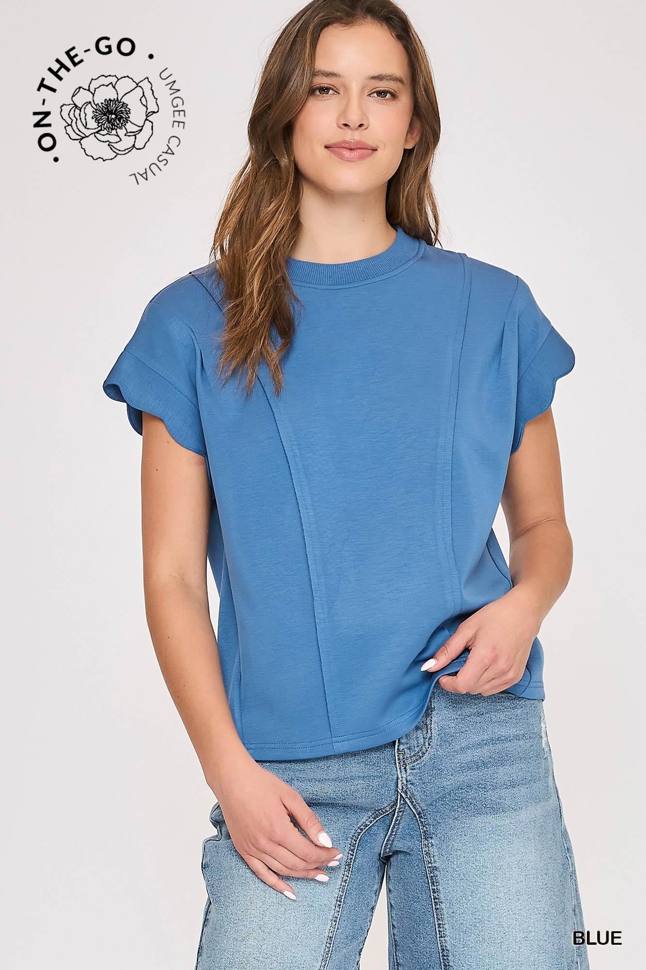 Barb Blue Top
