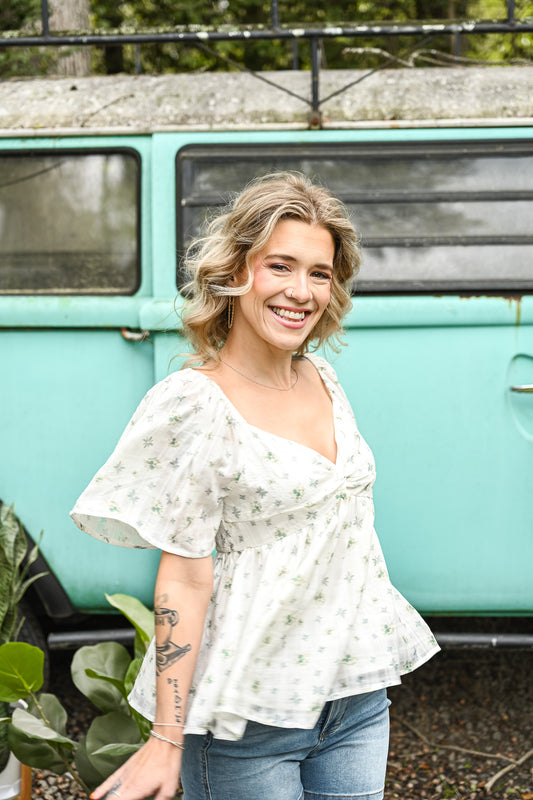 Garden Essence Floral Top