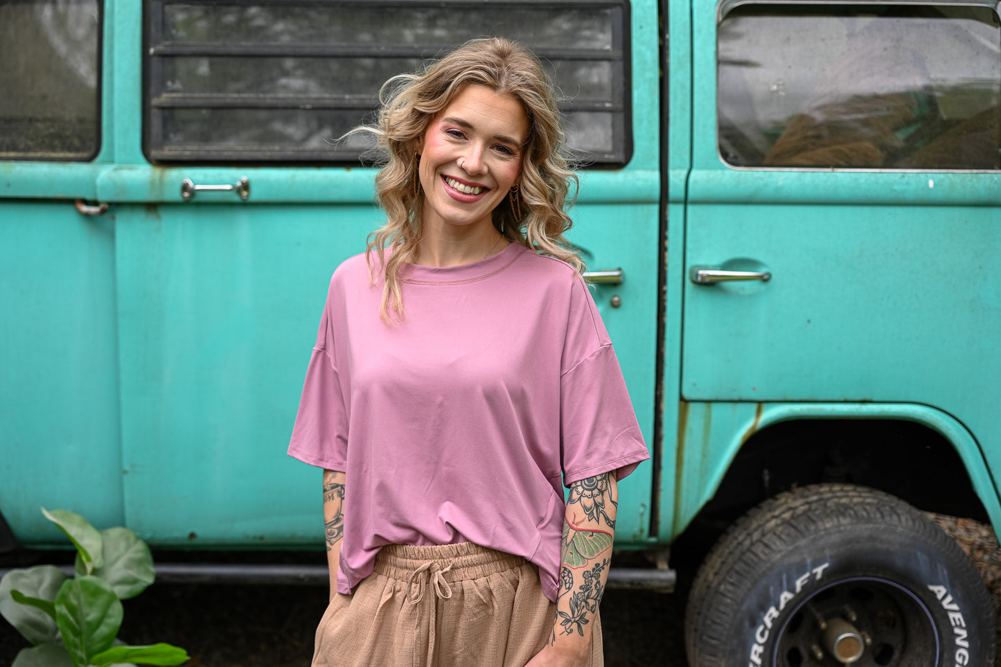 Rose Triple Berries Short Sleeve