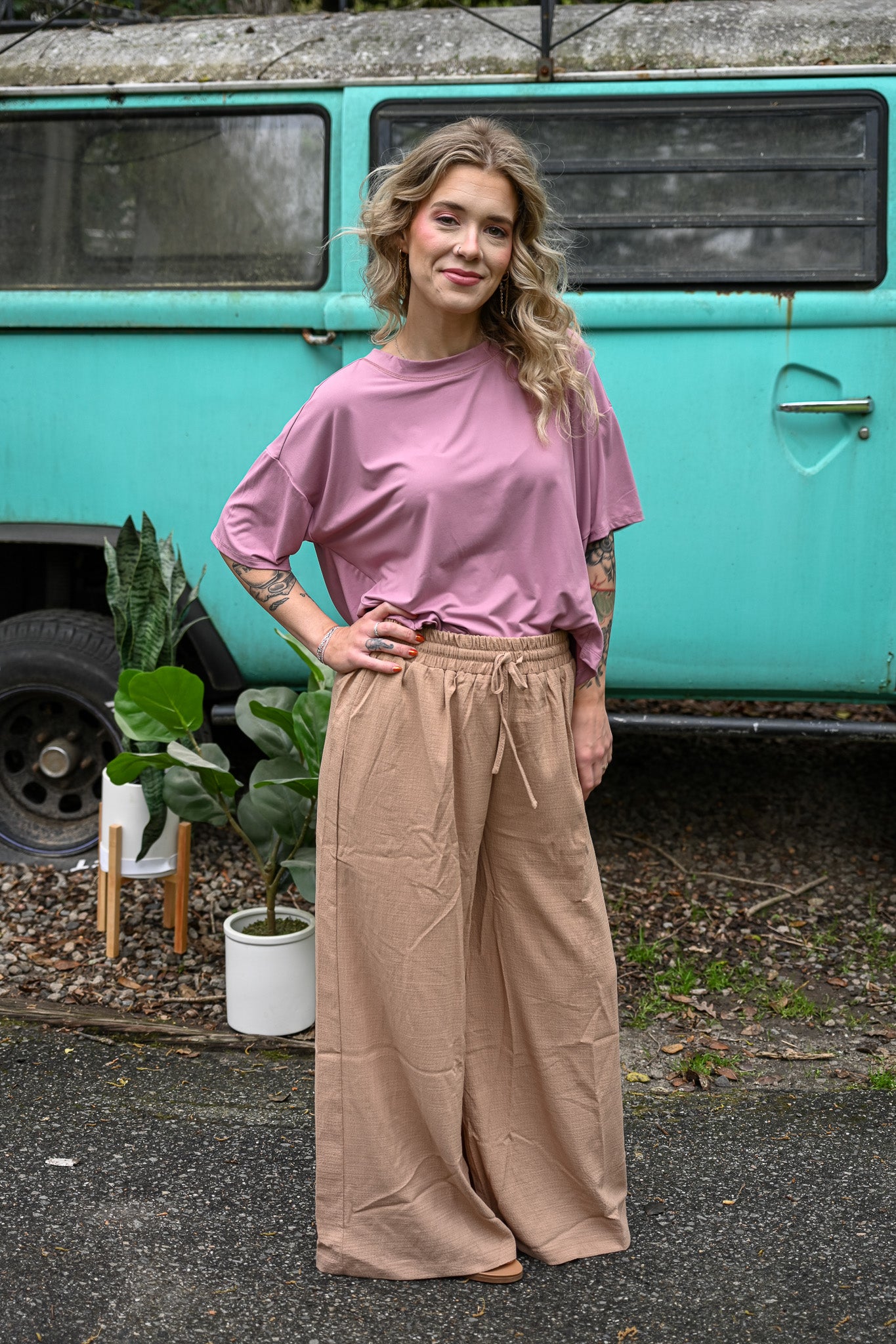 Rose Triple Berries Short Sleeve