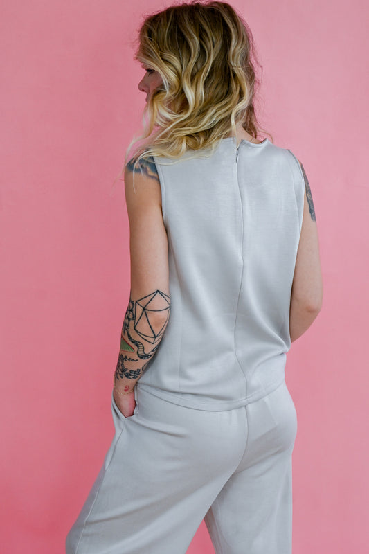 Michelle Pleated Tank -