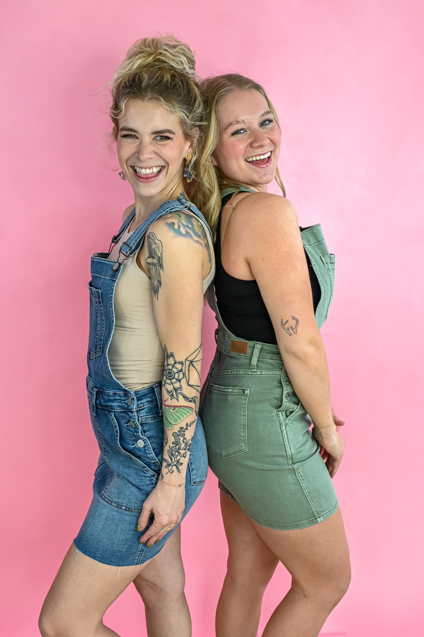 Sage Skirt Overalls -