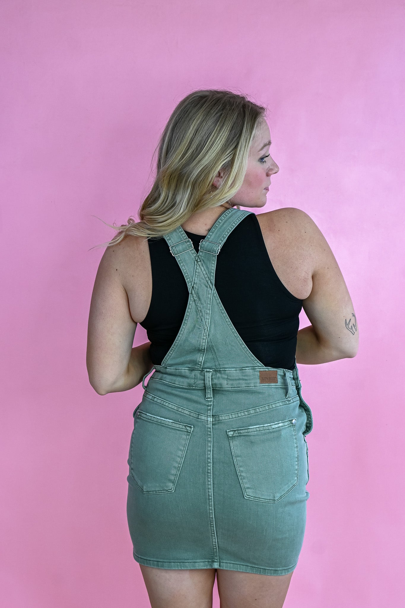 Sage Skirt Overalls -