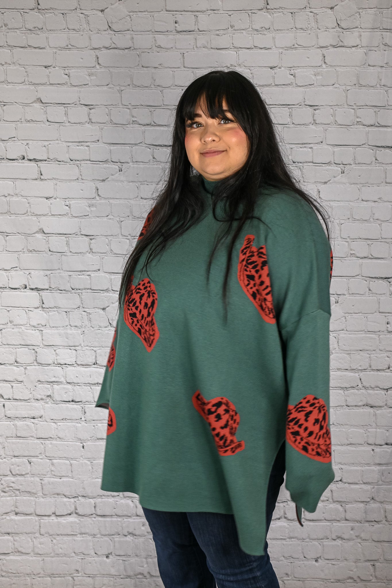 Giddy Up Sweater - Forest -