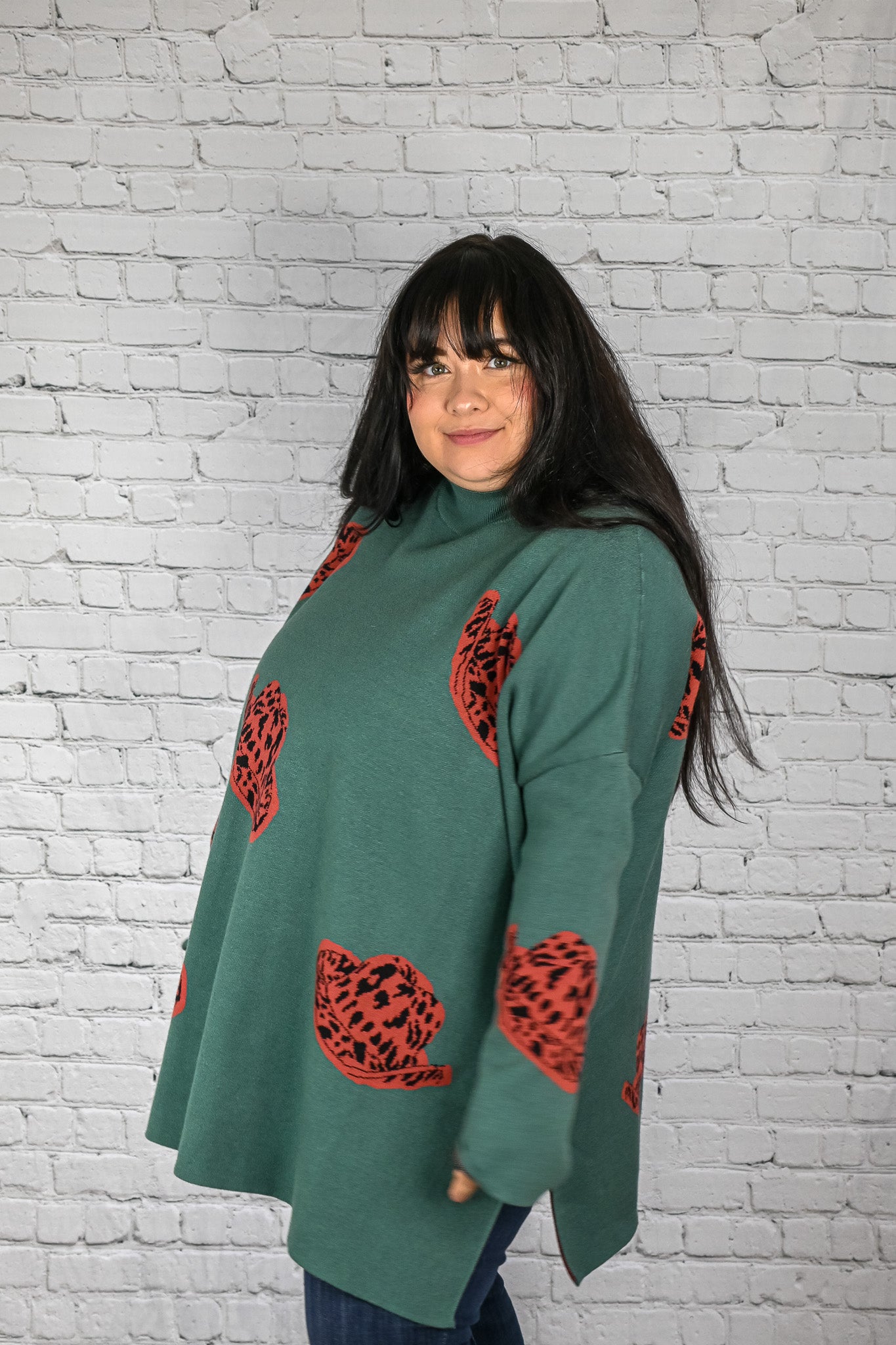 Giddy Up Sweater - Forest -