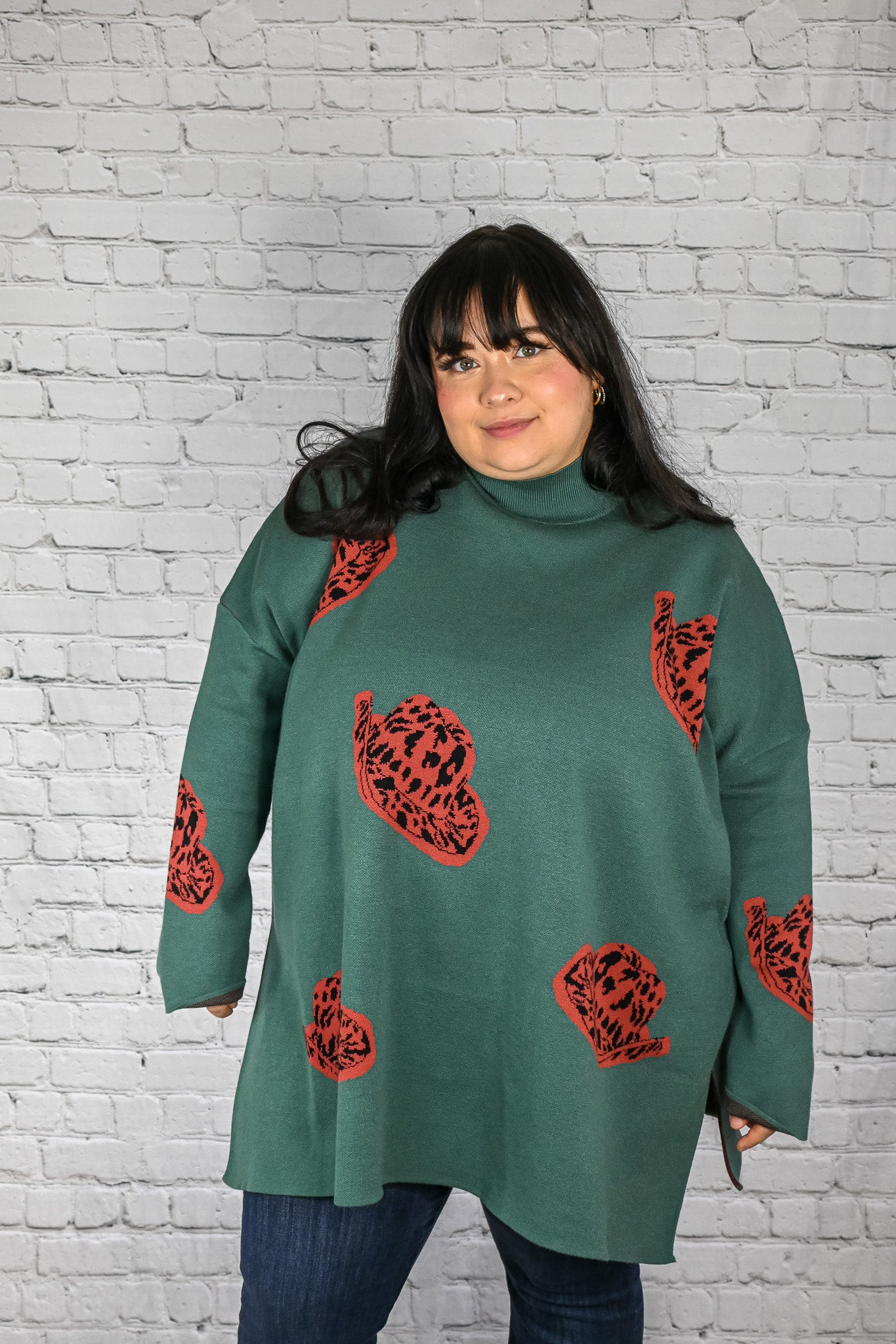 Giddy Up Sweater - Forest -
