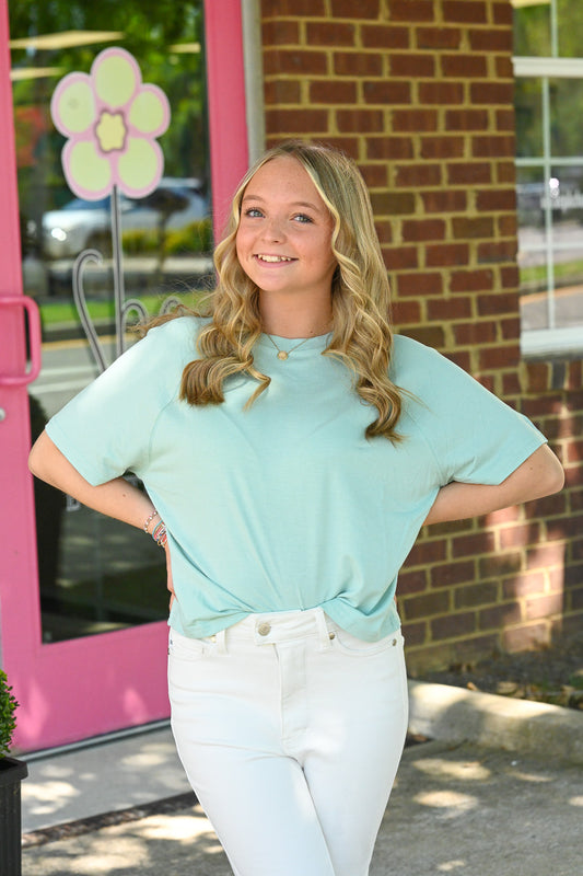 Tina Harbor Blue SS Tee