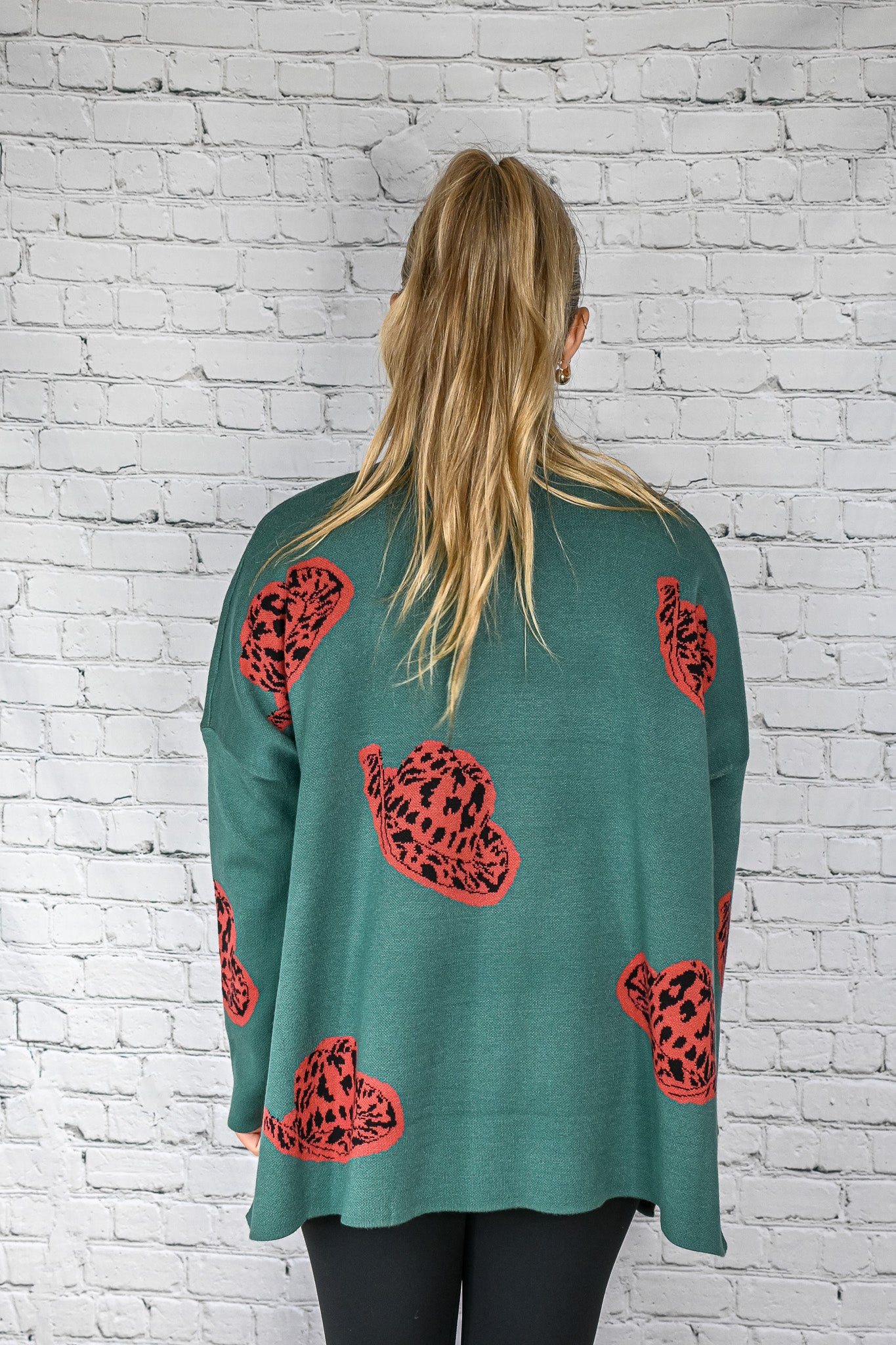 Giddy Up Sweater - Forest -