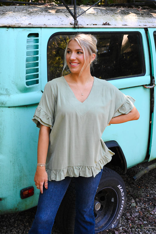 Elton Sage Top