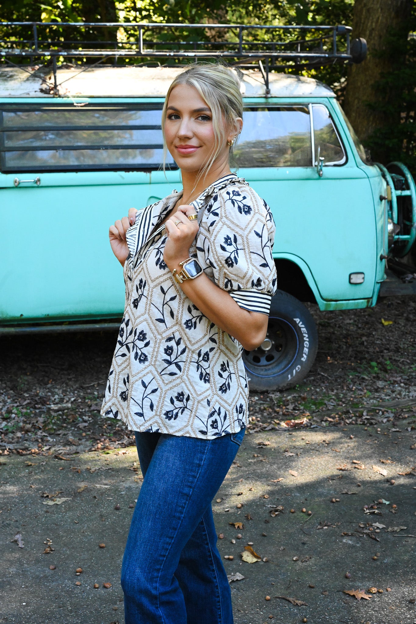 Betsey Embroidered Blouse