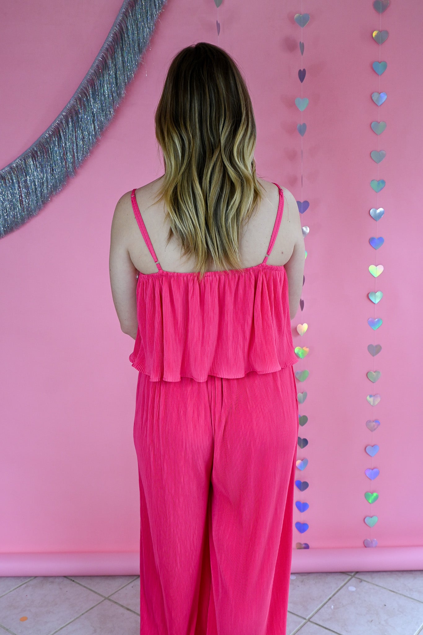 Totally In Love Pleated Jumpsuit -