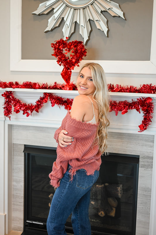 Nydia Rose Distressed Sweater