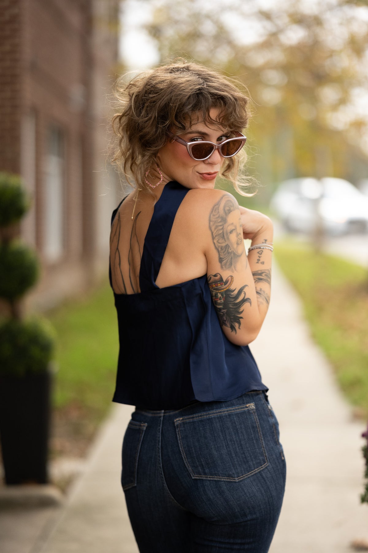 Kline Navy Top
