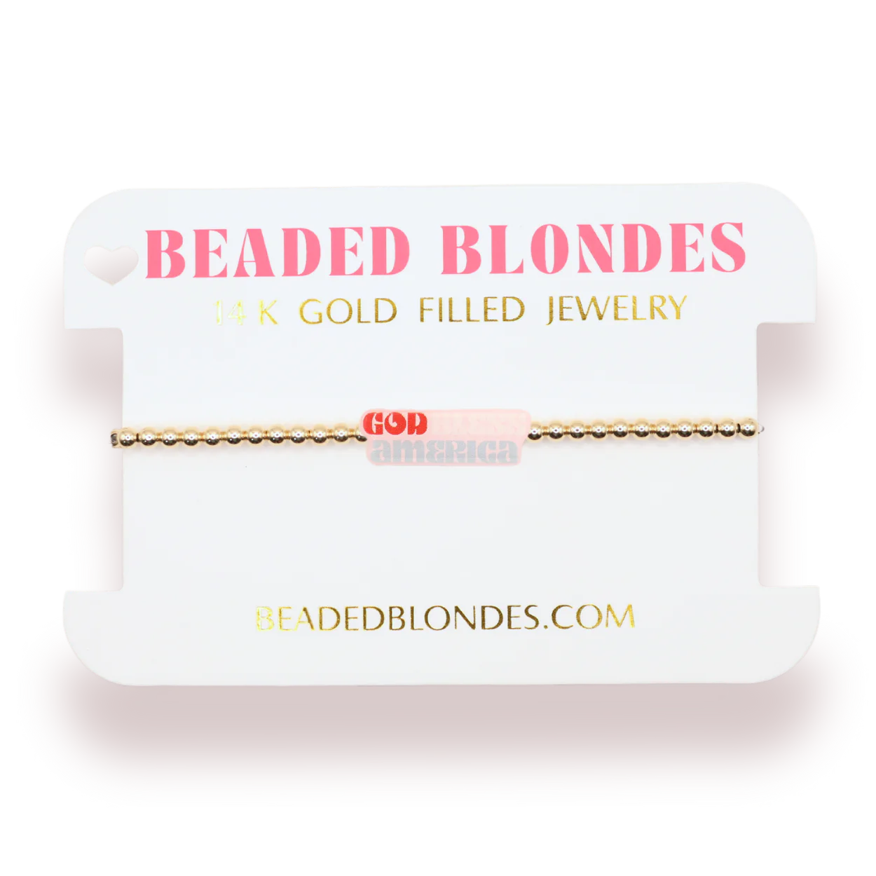 God Bless America Bracelet Standard Size