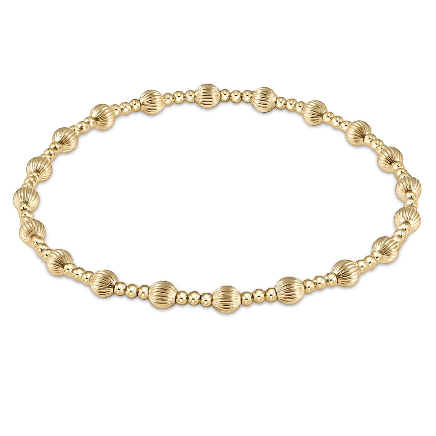 Dignity Sincerity Pattern 4mm Gold
