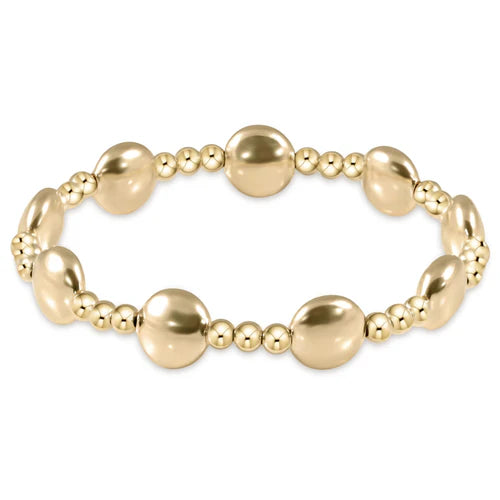 Honesty Sincerity 10mm Gold Bracelet